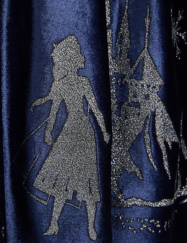Velvet Frozen Glitter Party Dress (2-8 Yrs)