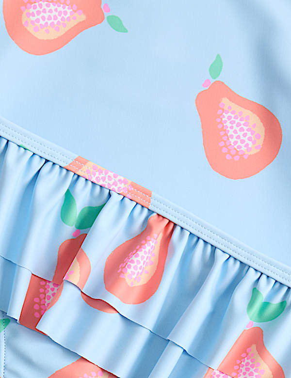 2 Piece Guava Long Sleeve Swim Set (2-8 Yrs)