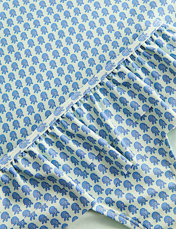 2 Piece Floral Block Print Swim Set (2-8 Yrs)