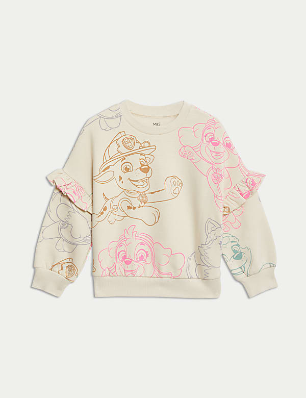 Cotton Rich PAW Patrol™ Sweatshirt (2-8 Yrs)