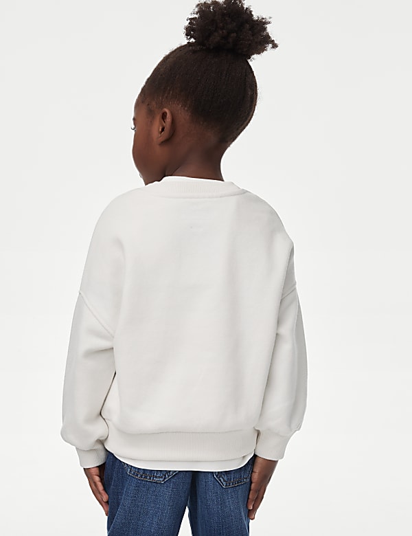 Katoenrijke sweater met Cookie Monster&trade;-print (2-8 jaar) - BE