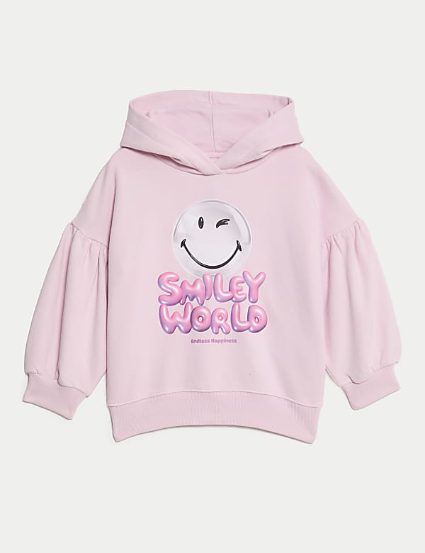 Katoenrijke hoodie van SmileyWorld&reg; (2-16 jaar) - NL