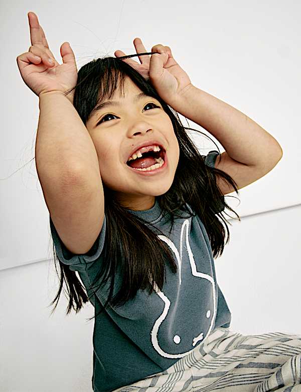 Katoenrijk T-shirt met Miffy™ (1-8 jaar) - BE