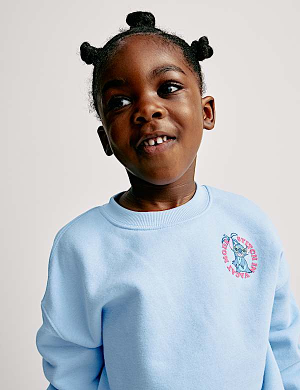 2pc Lilo & Stitch&trade; Sweatshirt & Shorts Set (2-8 Yrs) - CZ