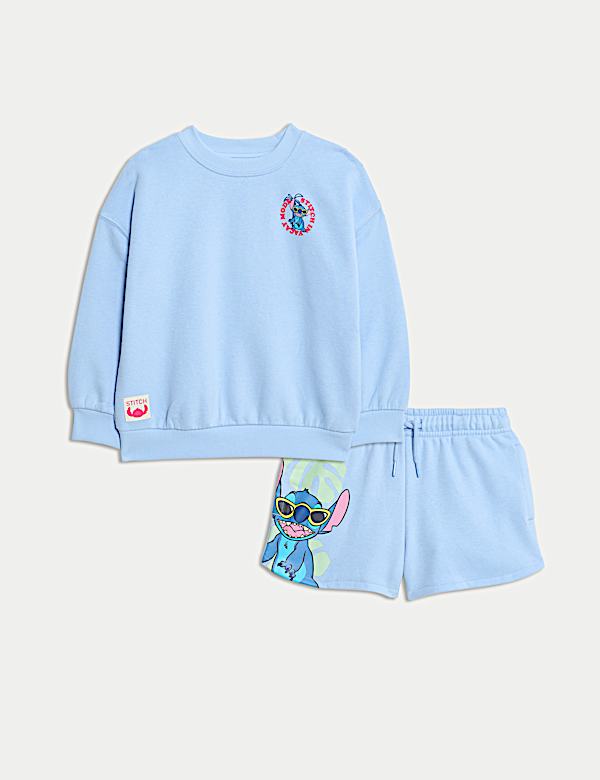 2pc Lilo & Stitch&trade; Sweatshirt & Shorts Set (2-8 Yrs) - CZ