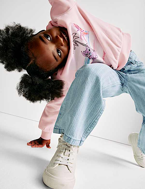 Cotton Rich Lilo & Stitch&trade; Sweatshirt (2-8 Yrs) - JE