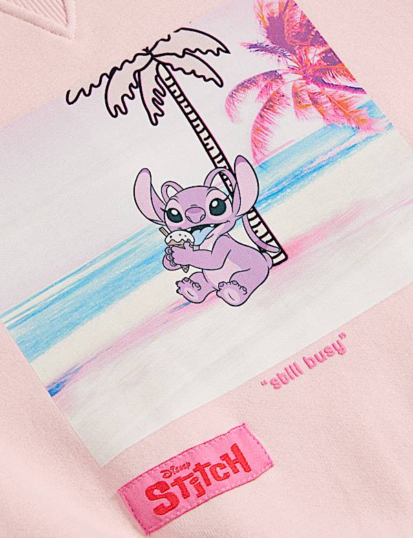 Cotton Rich Lilo & Stitch&trade; Sweatshirt (2-8 Yrs) - JE