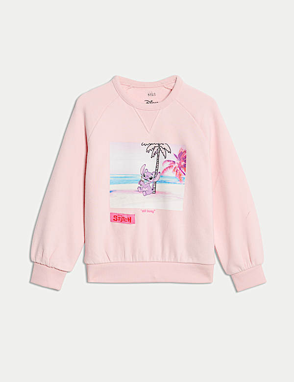 Cotton Rich Lilo & Stitch&trade; Sweatshirt (2-8 Yrs) - JE