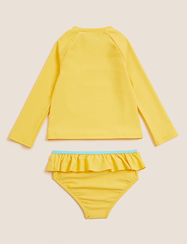 2pc Rainbow Print Rash Vest Set (2-7 Yrs)