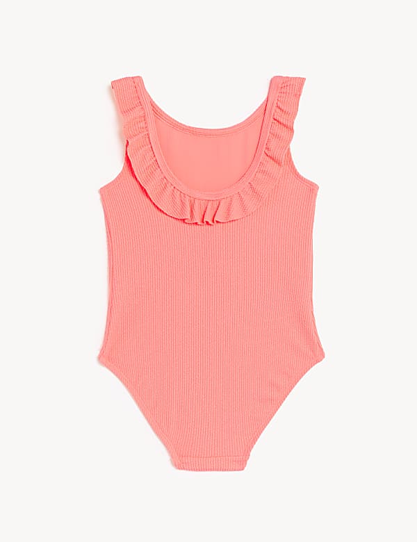 Frill Textured Swimsuit