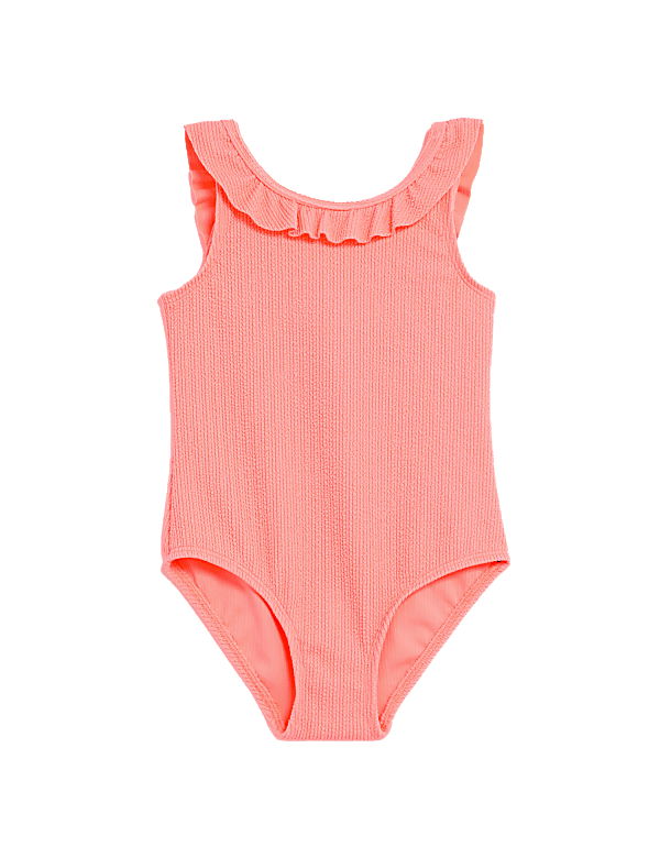 Frill Textured Swimsuit