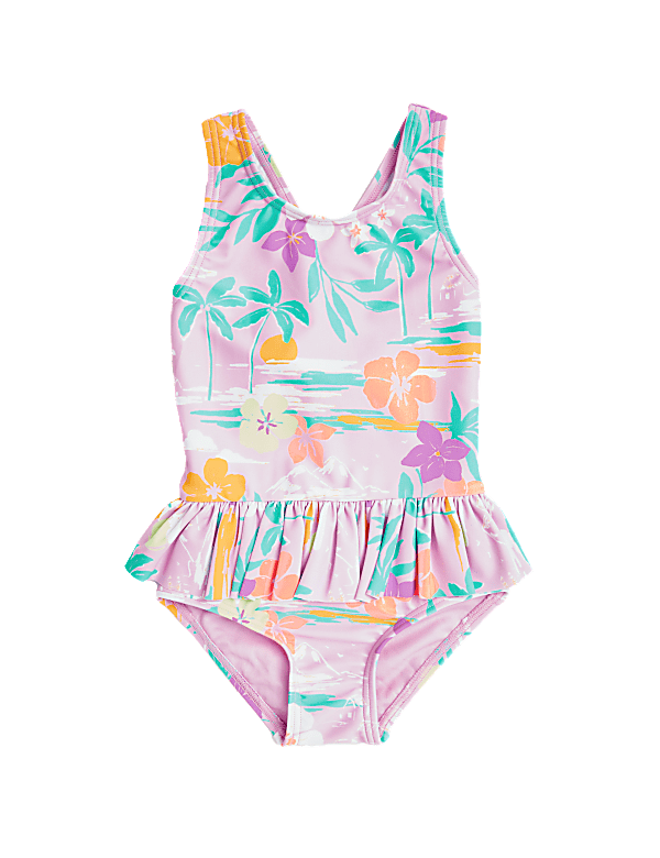 Palm Print Swimsuit