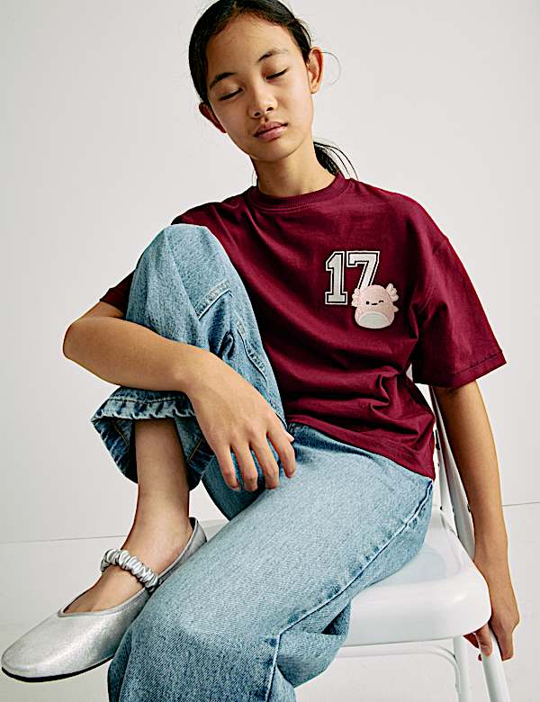 Pure Cotton Squishmallow™ T-Shirt (5-12 Yrs) - GR