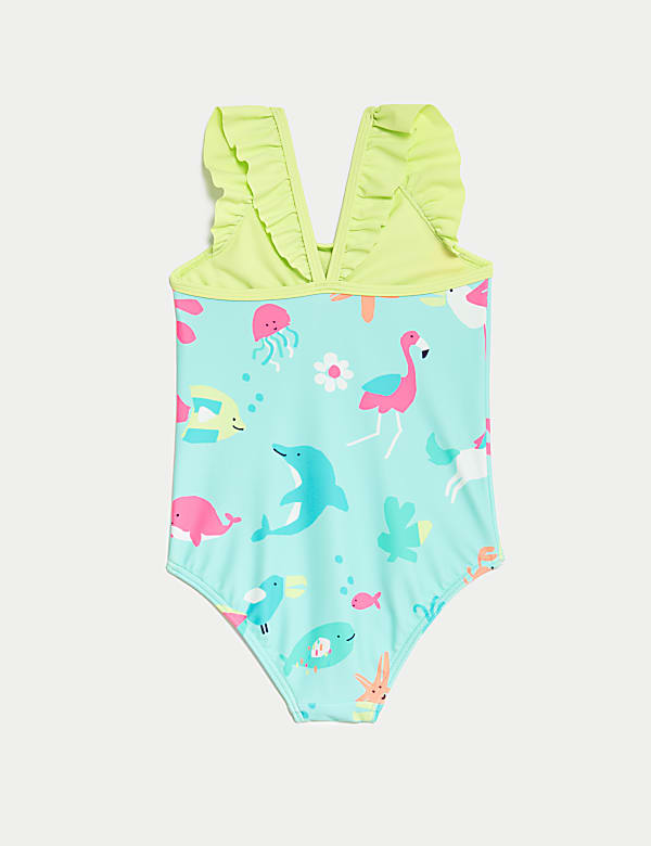 Printed Swimsuit (2-8 Yrs)