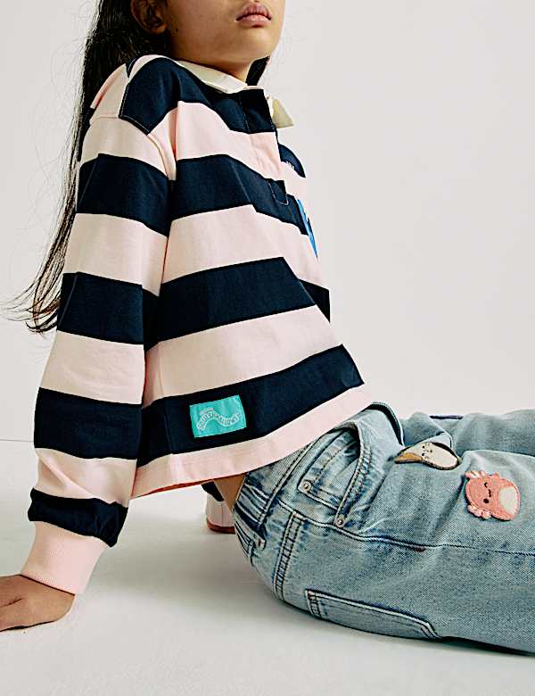 חולצת רוגבי Squishmallows™‎ מכותנה טהורה ‏(5-‎12 שנים) - IL