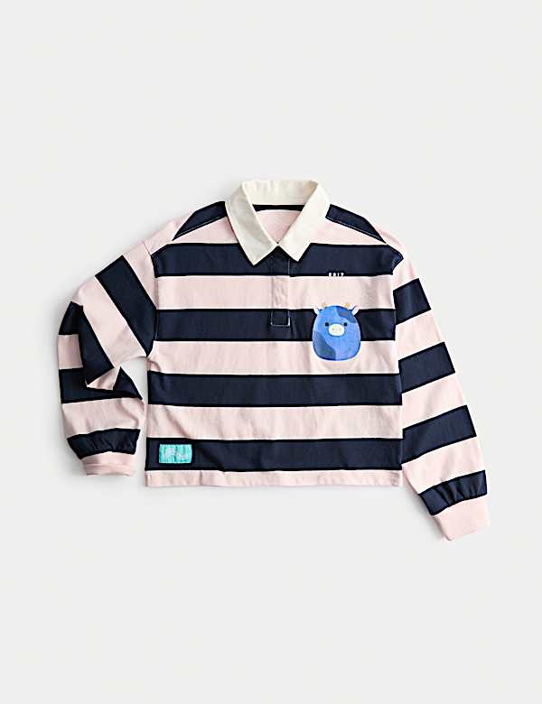 חולצת רוגבי Squishmallows™‎ מכותנה טהורה ‏(5-‎12 שנים) - IL