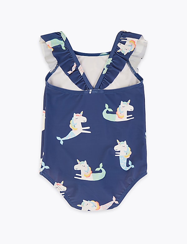 Mermicorn Print Swimsuit (2-7 Yrs)