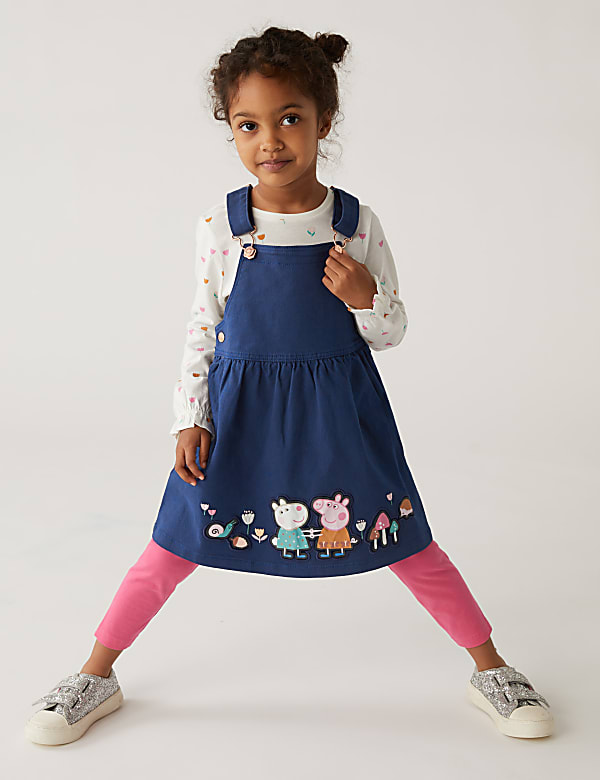 Peppa pig pinafore dress clearance