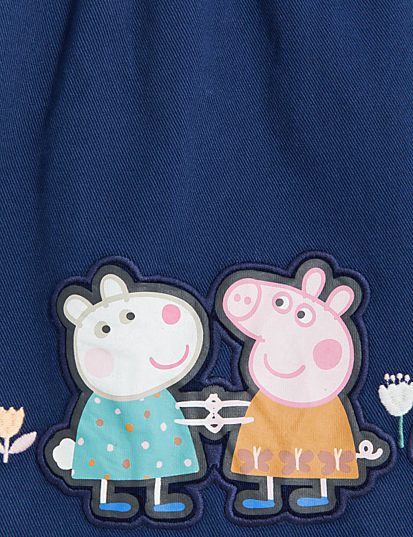 2pc Cotton Rich Peppa Pig™ Pinafore Outfit