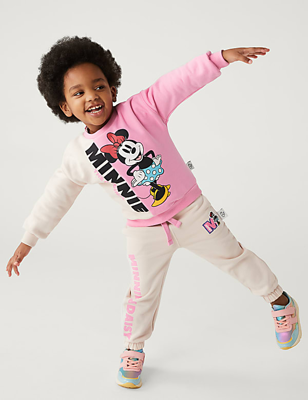 Cotton Rich Minnie Mouse™ Joggers (2-8 Yrs) - SE