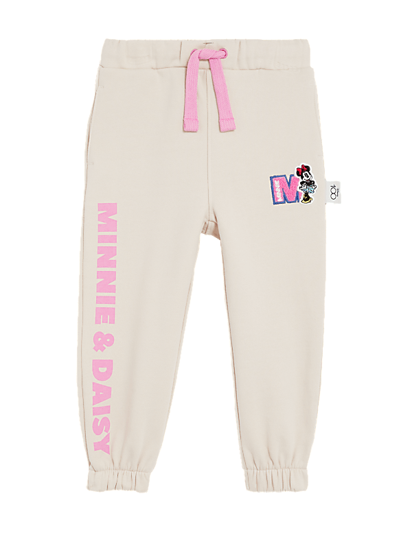 Buy Cotton Rich Minnie Mouse Joggers at Marks Spencer