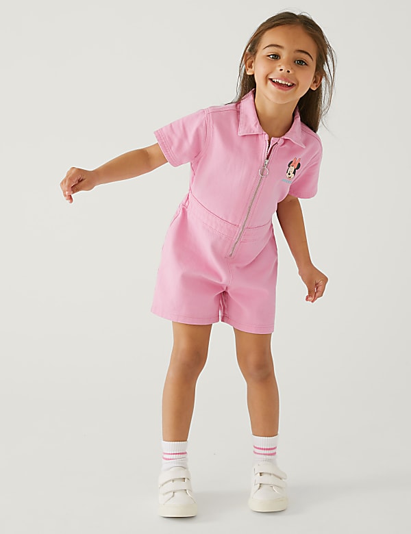 Minnie Mouse Denim Playsuit (2-8 Yrs)