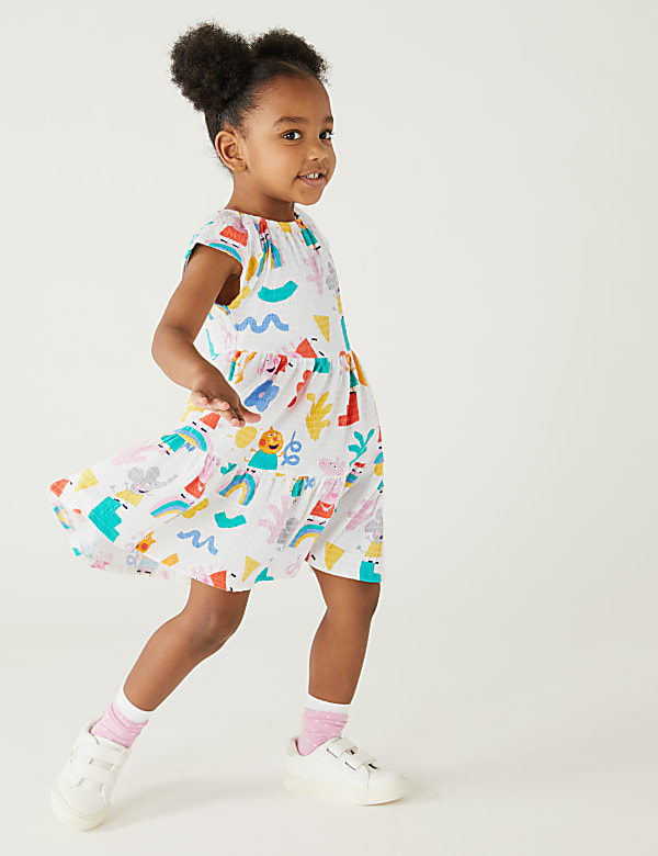 Cotton Rich Peppa Pig™ Tiered Dress