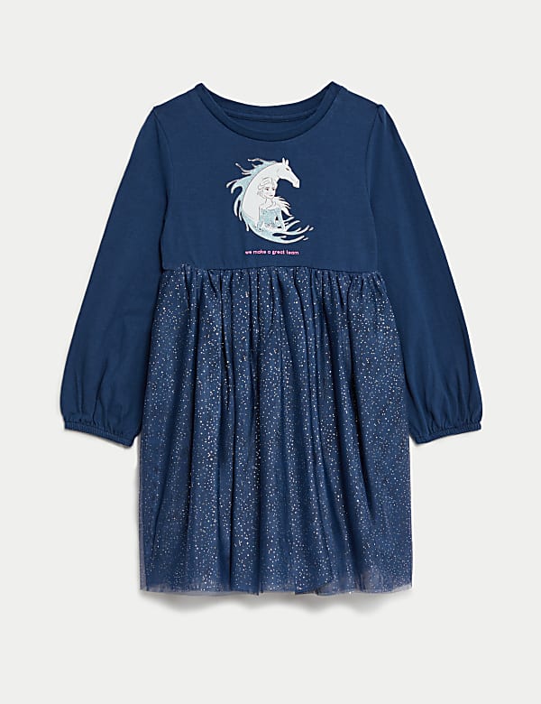 Frozen™ Glitter Tulle Dress (2-9 Yrs)