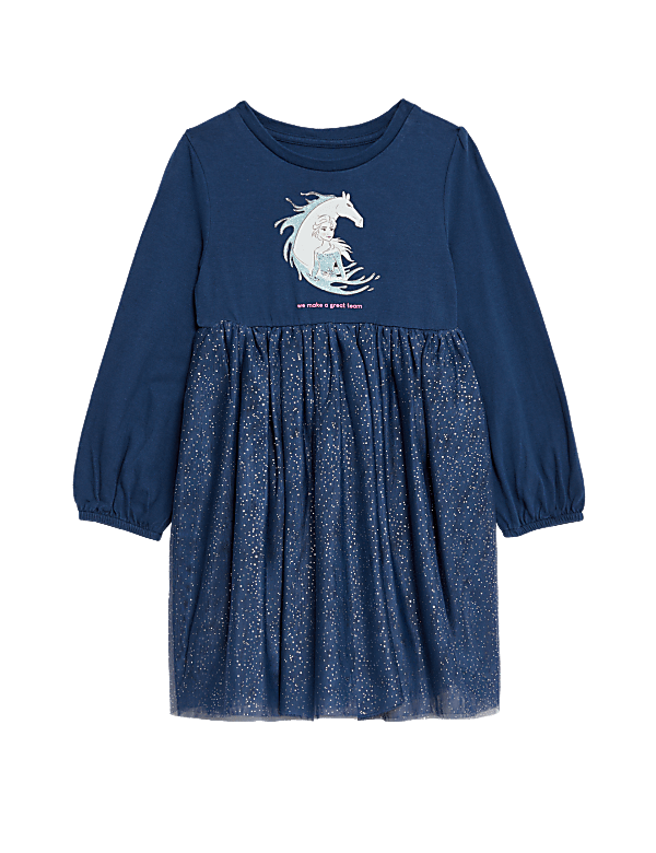 Frozen™ Glitter Tulle Dress (2-9 Yrs)