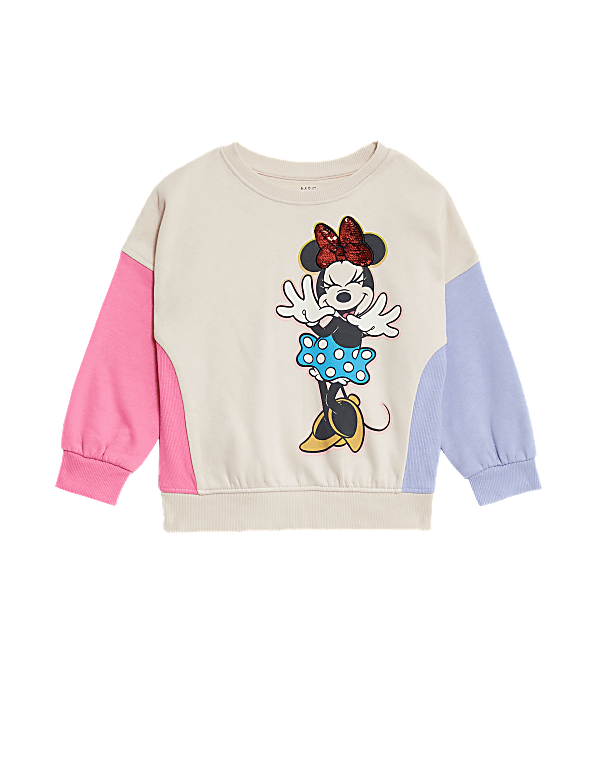 Cotton Rich Minnie™ Sweatshirt (2-8 Yrs)