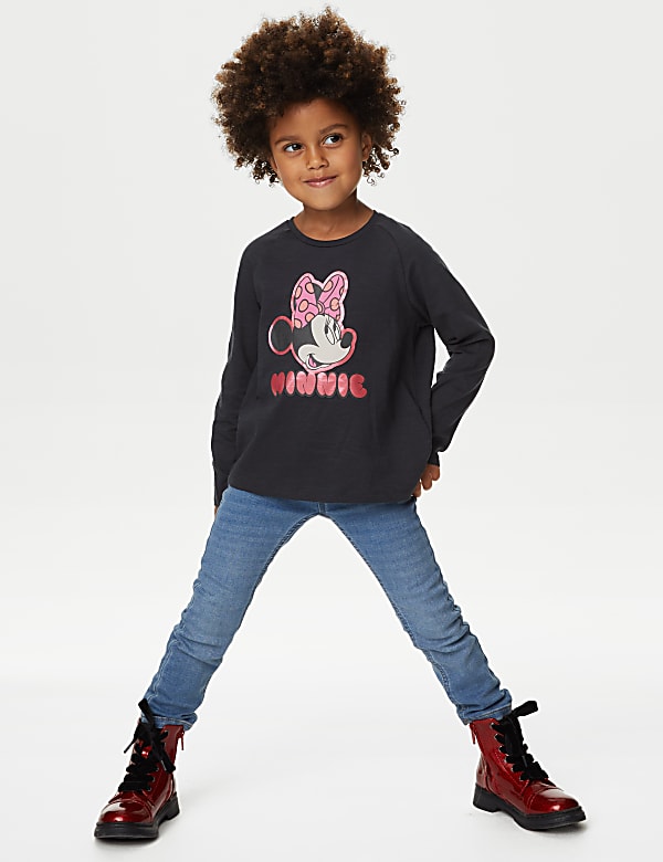Pure Cotton Minnie Mouse™ Top (2-8 Yrs) - MY
