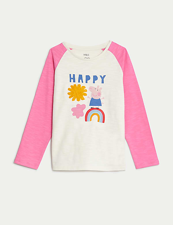 Pure Cotton Peppa Pig™ Top (2-8 Yrs)