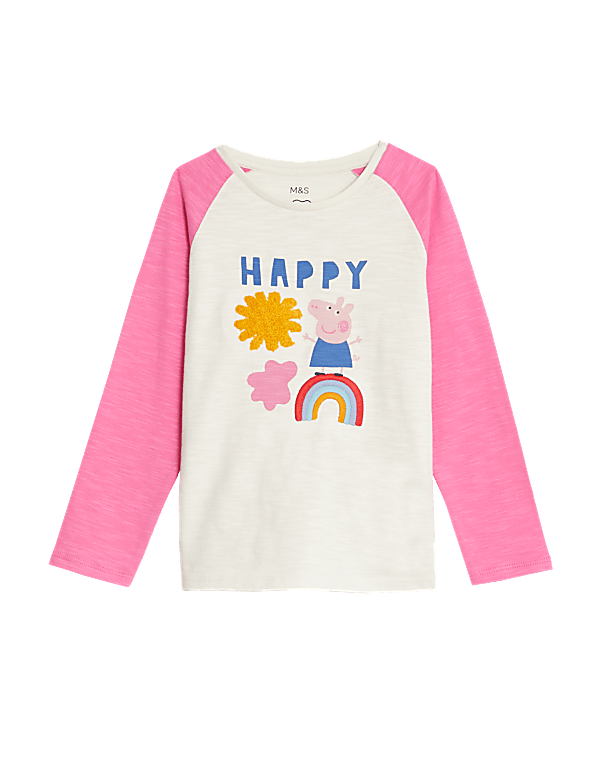 Pure Cotton Peppa Pig™ Top (2-8 Yrs)