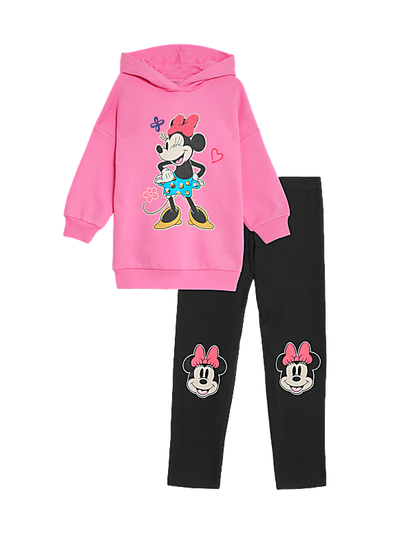 2pc Cotton Rich Minnie Mouse™ Outfit (2-8 Yrs)