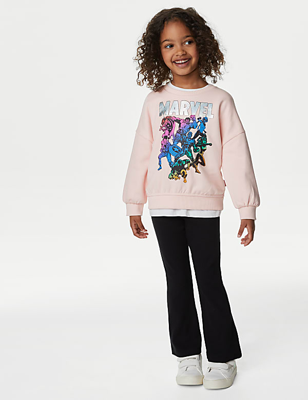 Cotton Rich Marvel™ Sweatshirt (2-8 Yrs)