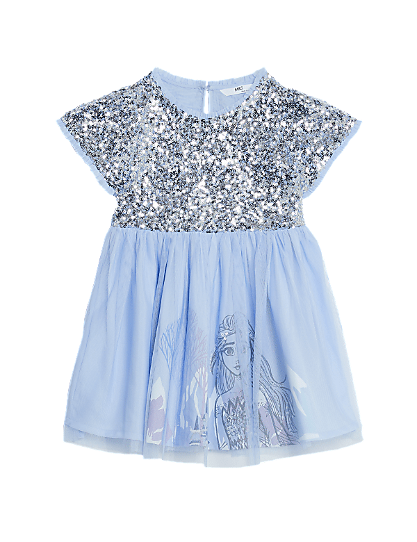 Disney Frozen™ Sequin Tulle Dress (2-8 Yrs)