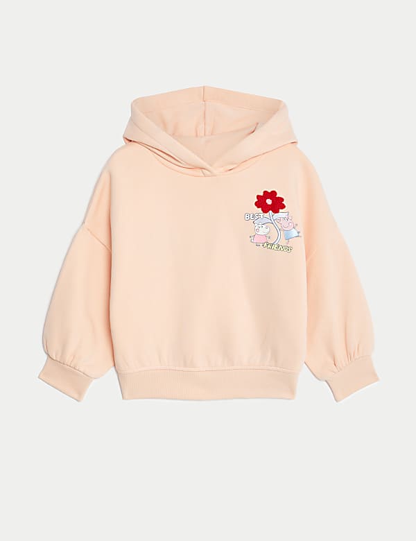 Cotton Rich Peppa Pig™ Hoodie (2-8 Yrs) - AT