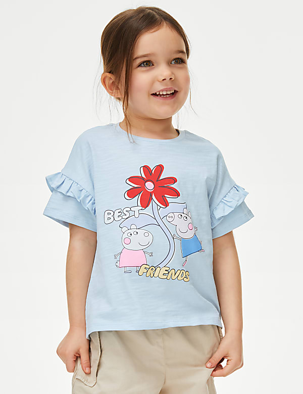 Pure Cotton Peppa Pig™ T-Shirt (2-8 Yrs) - CH