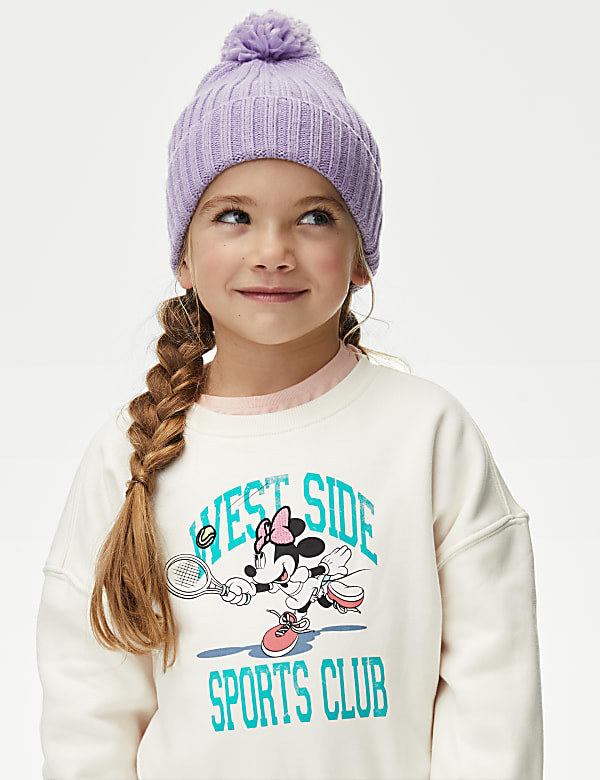 Cotton Rich Minnie Mouse™ Sweatshirt (2-8 Yrs) - FI