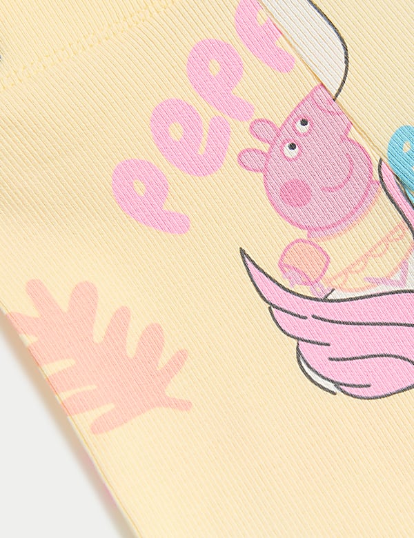 Cotton Rich Peppa Pig™ Flared Leggings (2-8 Yrs)