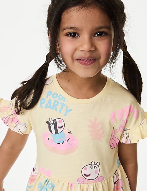 Pure Cotton Peppa Pig™ Dress (2-8 Yrs)