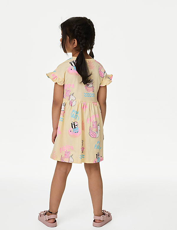 Pure Cotton Peppa Pig™ Dress (2-8 Yrs)