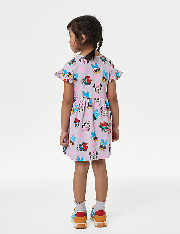 Pure Cotton Minnie Mouse™ Dress (2-8 Yrs)