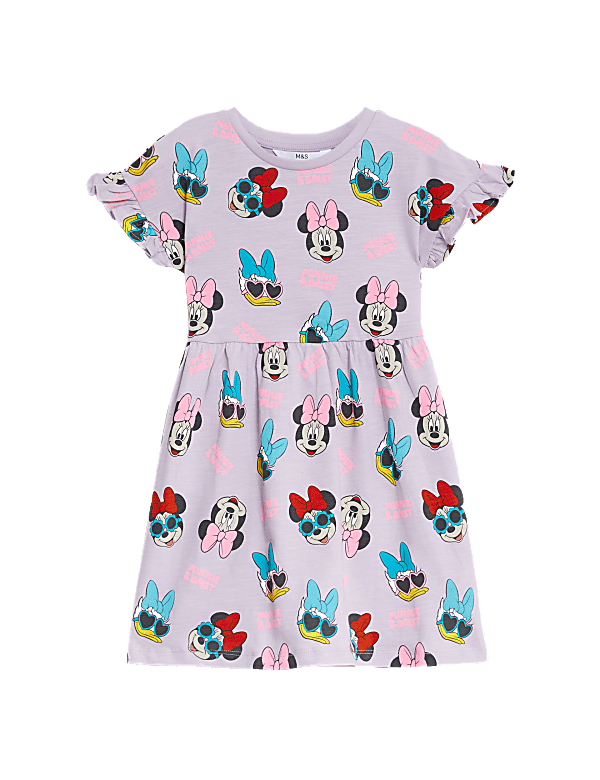 Pure Cotton Minnie Mouse™ Dress (2-8 Yrs)