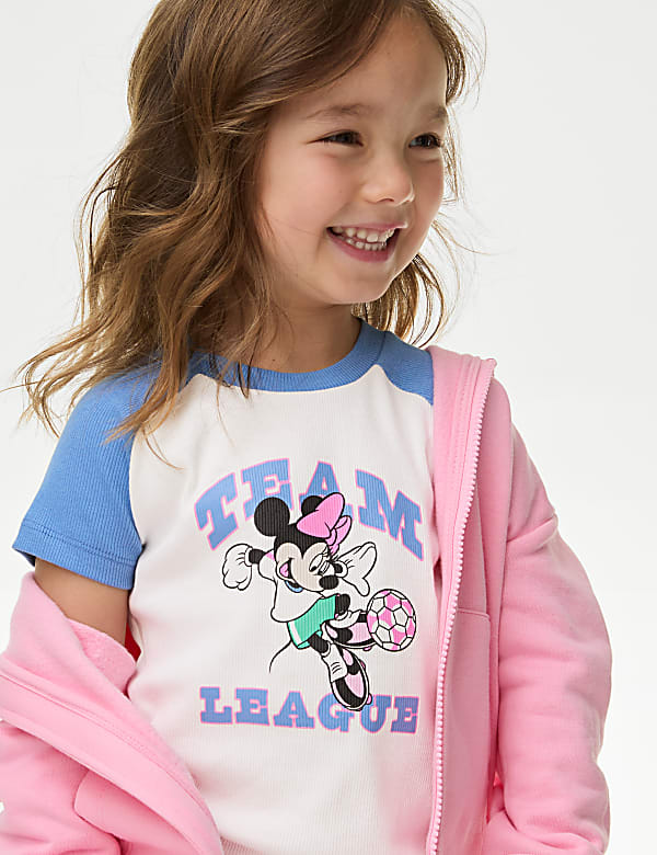 Katoenrijk T-shirt met Minnie Mouse™-motief (2-8 jaar) - BE