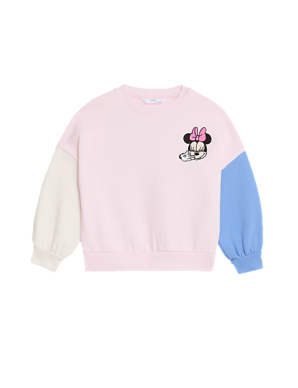 Buy Cotton Rich Mickey Mouse Sweatshirt 2 8 Yrs at Marks Spencer