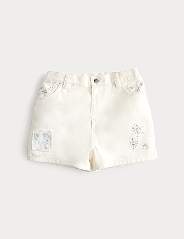 Disney Frozen&trade; Denim Shorts (2-8 Yrs)