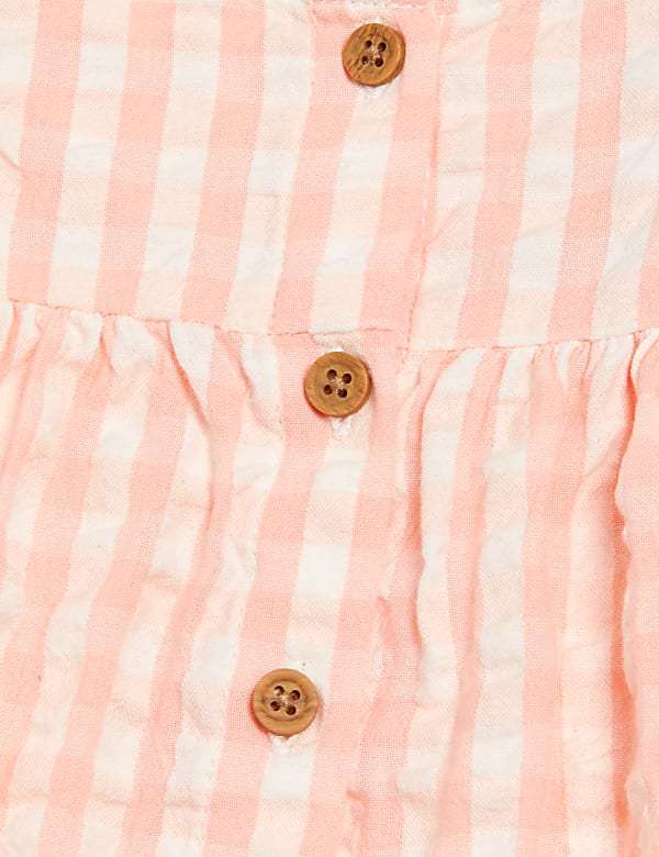 2pc Pure Cotton Gingham Outfit