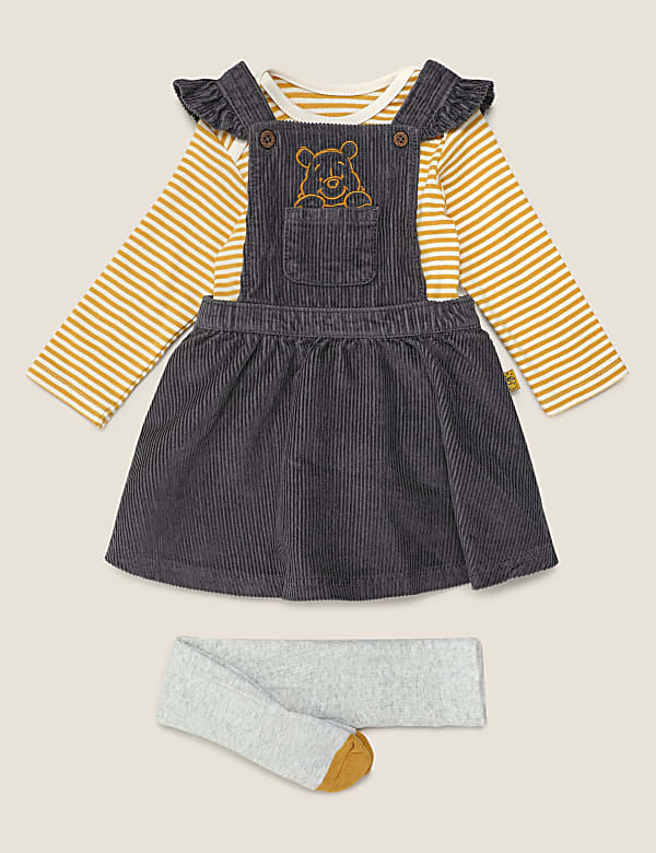 3 Piece Cotton Rich Winnie the Pooh & Friends™ Outfit (0-3 Yrs)