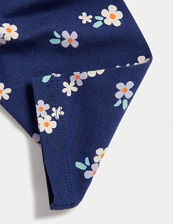 Cotton Rich Floral Leggings (0-3 Yrs)